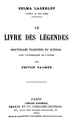 [Gutenberg 64066] • Le Livre des Légendes